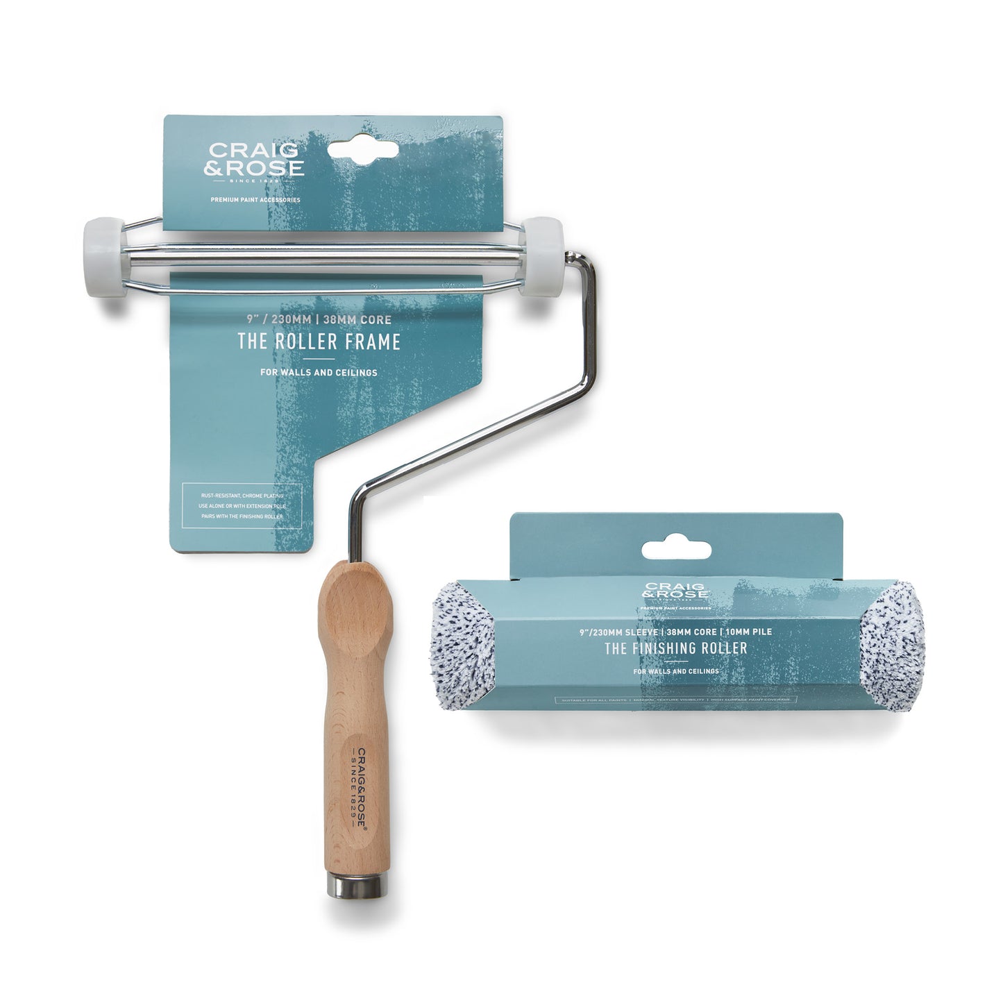 The Finishing Roller with Frame