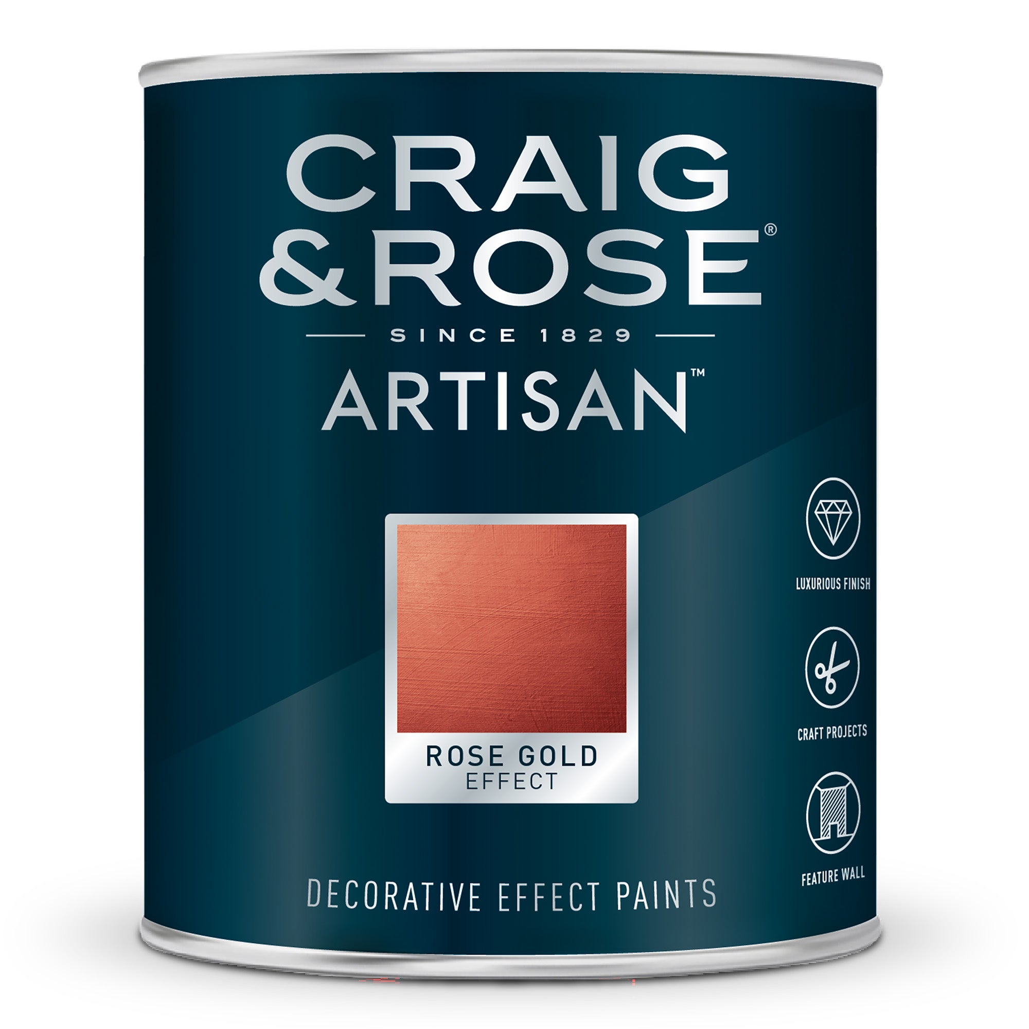 Craig & Rose Artisan Diamond Dust Glitter effect Topcoat Special effect  paint, 300ml